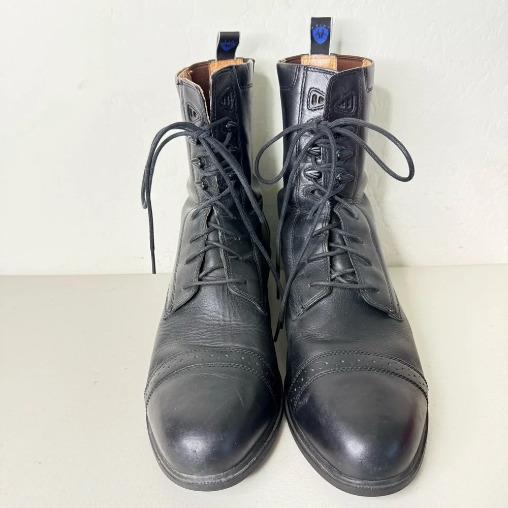 ARIAT Black Leather Lace Up Cobalt XR Style 66301 Men’s 13D